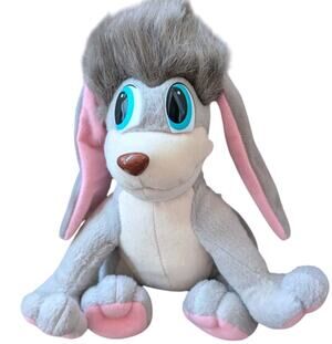 Vintage 1997 Anastasia Pooka Plush Dog Flapping Ears Works Disney Fox 9” 90s Toy